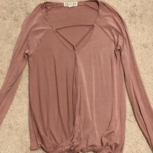 Pink Rose Flowy Blouse